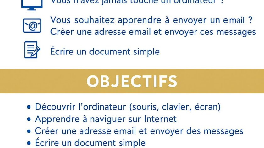 Valloires Domicile - Atelier Initiez-vous à l’informatique !
