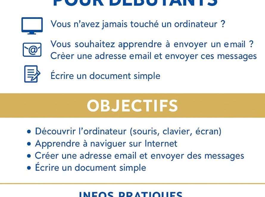 Valloires Domicile - Atelier Initiez-vous à l’informatique !