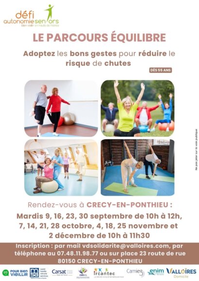 Valloires Domicile - Bougez en toute sécurité dès 55 ans !