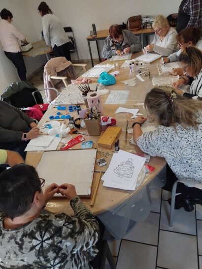 Valloires Domicile - Atelier peinture sur Soie