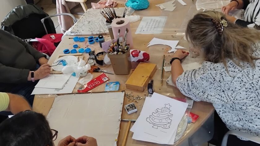 Valloires Domicile - Atelier peinture sur Soie