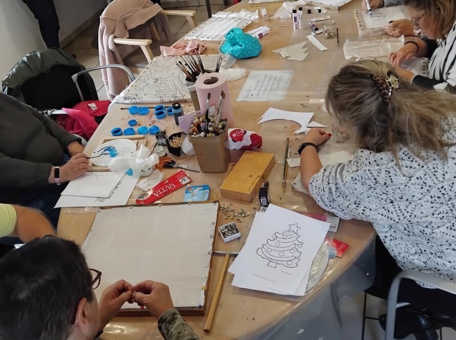 Valloires Domicile - Atelier peinture sur Soie