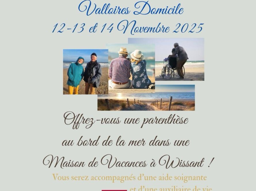Valloires Domicile - Journée Nationale des Aidants – Et si vous pensiez aussi à vous ?