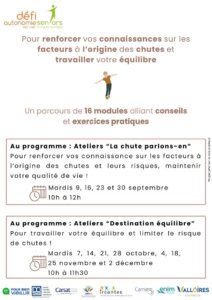 Valloires Domicile - Bougez en toute sécurité dès 55 ans !